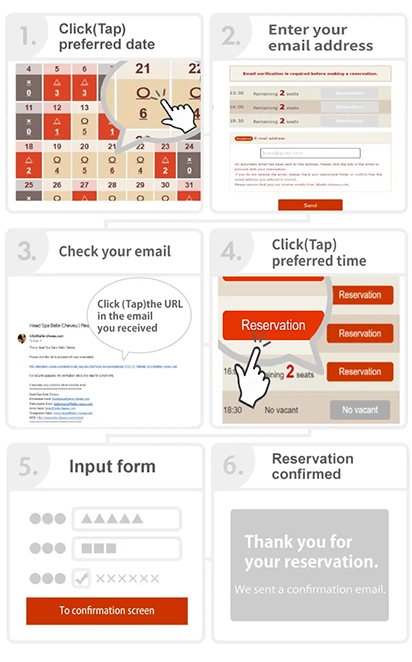 How to make a reservation