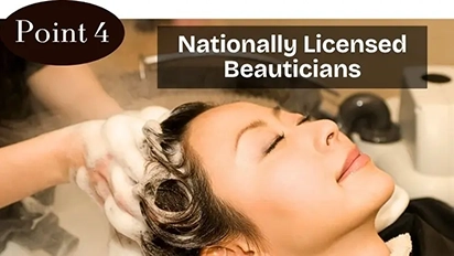 Nationally Licensed Beauticians